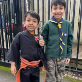 Pupils celebrate Children's Mental Health Week