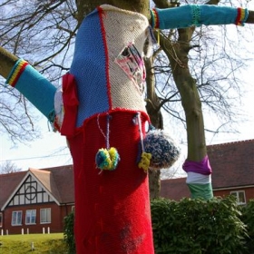 Arts Festival brings yarn bombing to Box Hill School - Photo 1