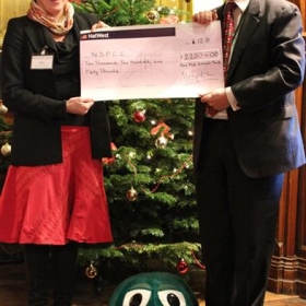£2250 donation to the NSPCC by Box Hill School - Photo 1