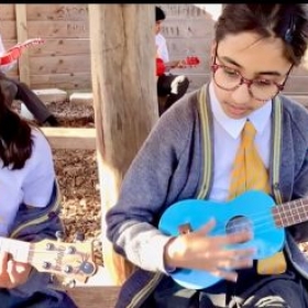 Ukulele Lessons in the Sunshine