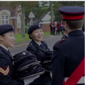 New Students Gain Prized Berets - Photo 1