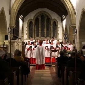 Seaford College Chapel Choir sing at Graffham St Giles' Advent service - Photo 2